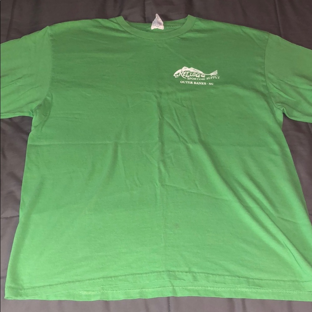 Men’s Green Short Sleeve Cotton Tee